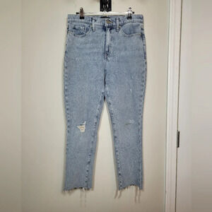 Banana Republic High-Rise Slim Jeans sz 29P Light Wash